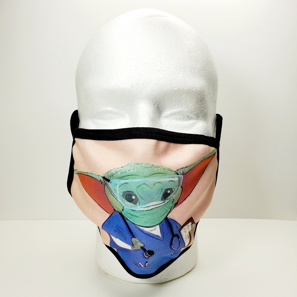 Baby Yoda Nurse- Face mask